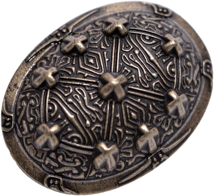 LANGHONG Norse Viking Brooch For Men Turtle Brooch Talisman Jewelry, Gift For Men - Image 2